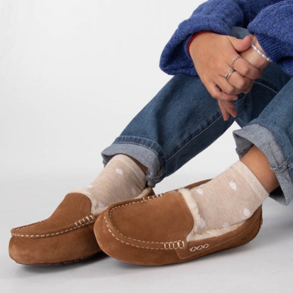 Ugg Ansley Chestnut Sherpa Slippers‎